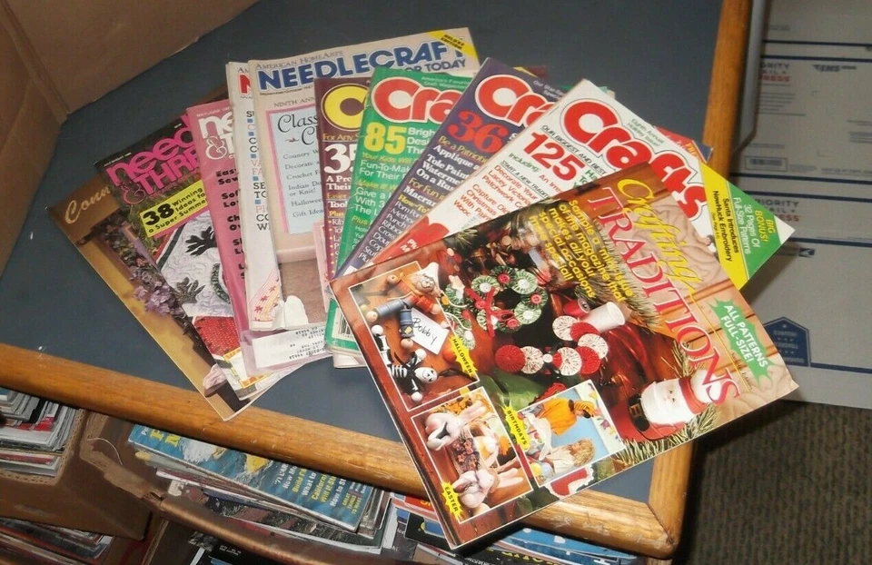 LOT OF 10 VARIOUS CRAFTS NEEDLECRAFT & THREAD MAGAZINES ISSUES   - Image 2 of 3