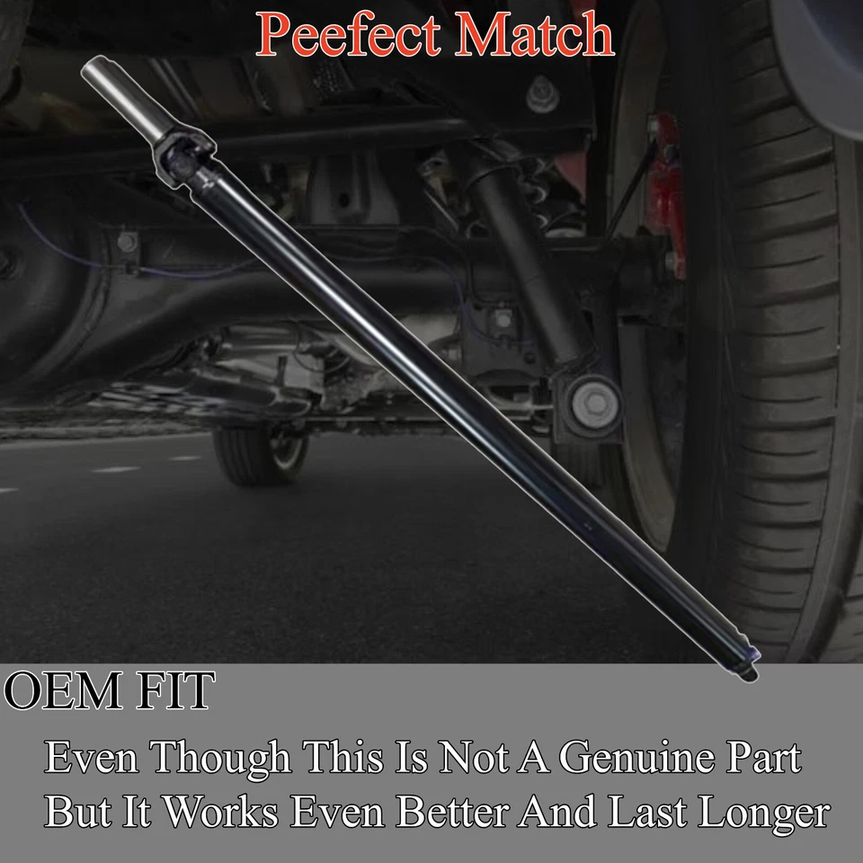 Rear Drive Shaft For 2001-2003 Chevy Silverado GMC Sierra 1500 2500 3500 HD 4WD Foto 3 de 4