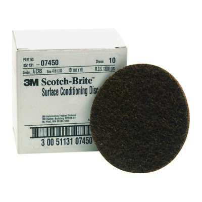 Scotch-Brite Surface Conditioning Disc, SC-DH, 07450, A/O Coarse, 4 inx NH