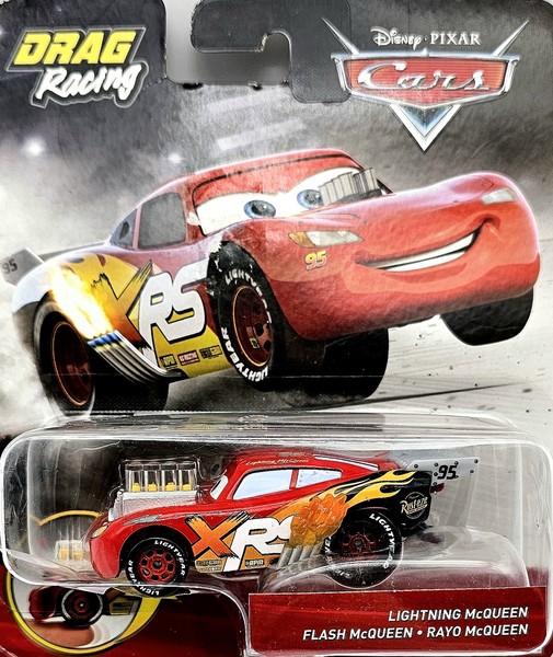 Lightning Mcqueen Drag Racing Modell Disney Pixar Cars SammlerstüCk Neu & Ovp-image