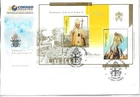 ARGENTINA 2005 RELIGION POPE JOHN PAUL II S/SHEET FDC GJ HB 165(3436-7) YVBL 86