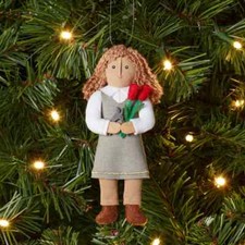 Fabric Florist Christmas Tree Ornament