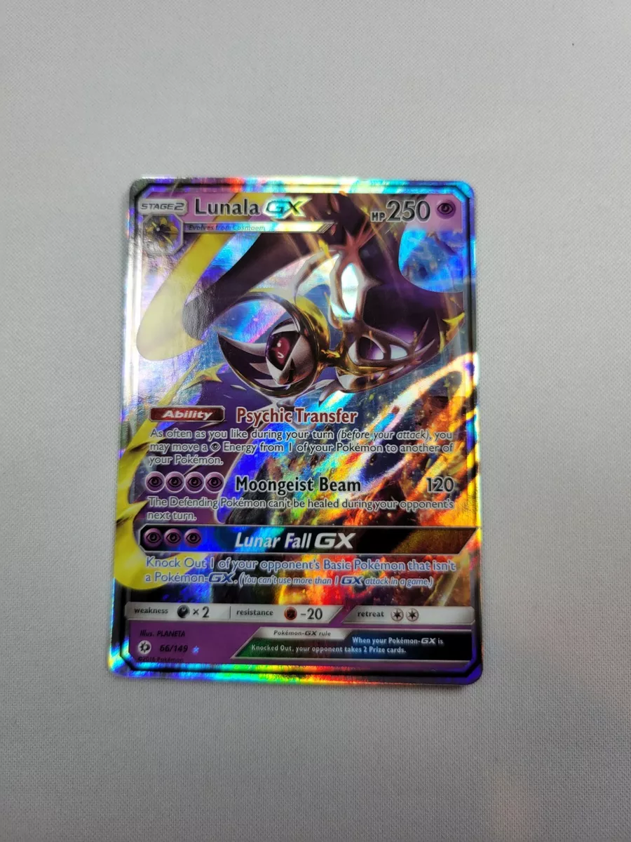 Pokémon TCG Lunala GX Sun & Moon Base Set 66/149 Holo Ultra