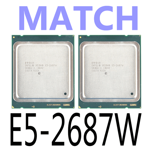 intel Xeon E5-2687W E5-2687W V2 E5-2690 E5-2690 V2 CPU Processor - Picture 2 of 5