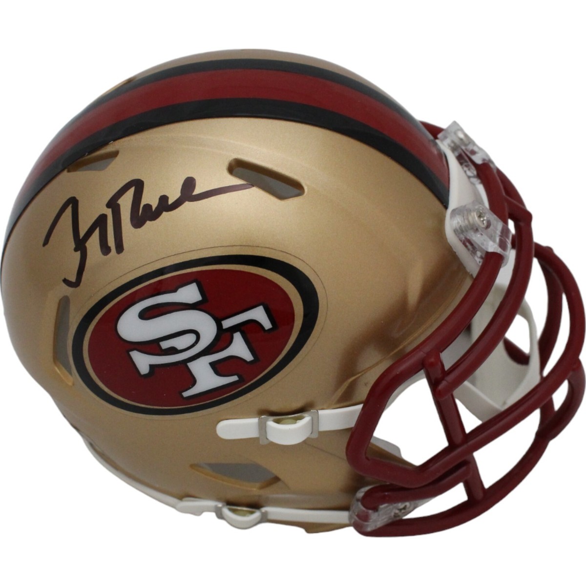 Jerry Rice Signed San Francisco 49ers TB Mini Helmet FAN 44660 | eBay