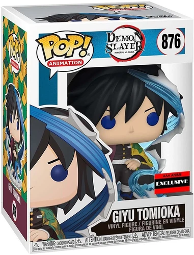 Funko Pop #876 Demon Slayer : GIYU TOMIOKA AAAAnime Exclusive /w Pop Protector