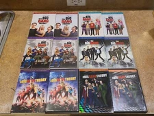 The Big Bang Theory Seasons 1,2,3,4,5,6 DVD Lot Set (ALL HAVE INSERT, SLIPCOVER)