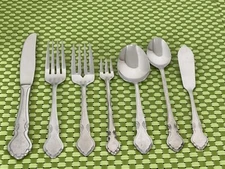 Oneida Northland MUSETTE Stainless Burnished Korea Smart Choice Flatware E77G