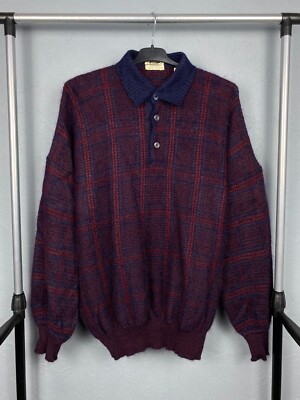 Zilli Vintage Mens Alpaca Wool Cashmere Sweater Size XL