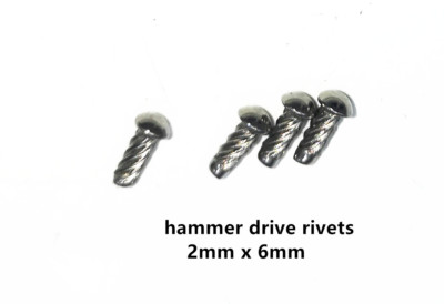 M2X6 Stainless Round Head U-Drive Hammer Drive compliance plate tamper ...