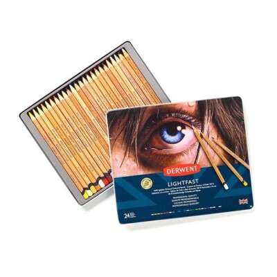 Derwent Lichtechte Buntstifte 24er Dose 2302720