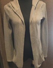 New Mudd Hooded Open Front Gray Jacket Juniors Sz Medium