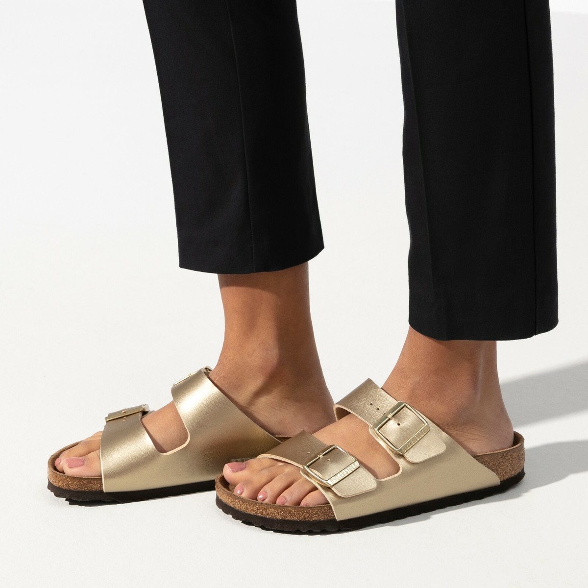 スニーカー BIRKENSTOCK Women Sneakers 1016108 GOLD Gizeh Birko-Flor Gold | BIRKENSTOCK