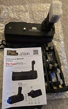 Pixel Vertax Battery Grip For Canon 7D BG-E7 W/ Multiple Battery Trays