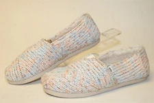 TOMS Pastel Melange Sweater Knit Alpargata Womens Size 6 NEW Flat Shoes 10018871