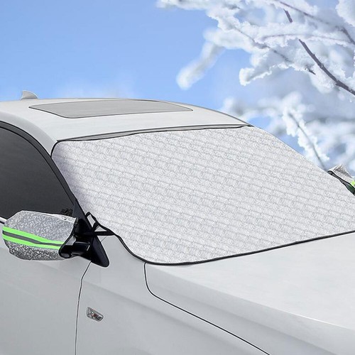 Car Windscreen Cover Ice Frost Shield Snow Protector Sun Shade Winter ET - Picture 4 of 11