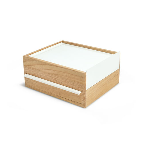Umbra Stowit Storage Box White Natural