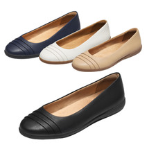 Women Comfortable Ballet Flats Round Toe Slip On Office Dress Flat Shoes
