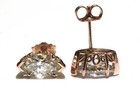 GIA New 14k rose gold 2.03ct I2 I1 I K marquise diamond stud earrings Natural — photo 3