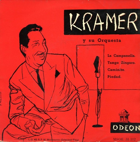 KRAMER Y SU ORQUESTA / La Campanella / ODEON MSOE 31.112 Press Spain 1958 EP VG+ - Picture 2 of 5