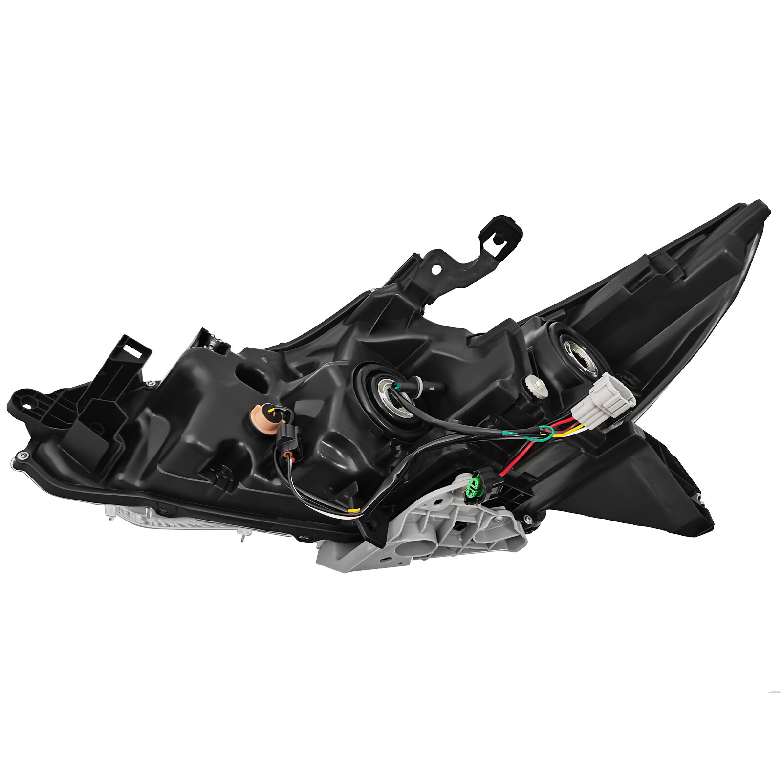 Fit 2016 2017 2018 Nissan Altima Halogen w/o LED Black Housing