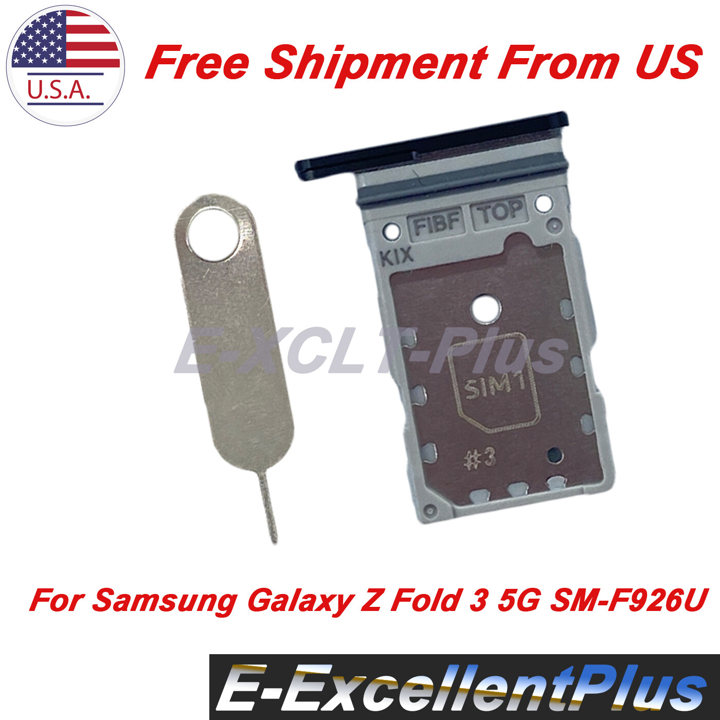 Replace For Samsung Galaxy Z Fold3 5G SM-F926U SimCard Memory Holder Tray  Black | eBay