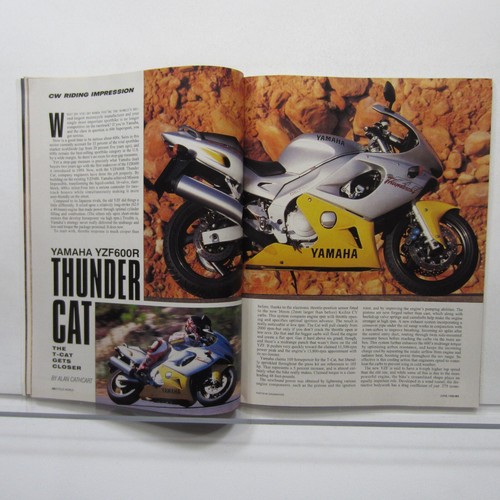 Cycle World Jun 1996 Vol 35 No 6 Honda XR628 Baja Racer, Bimota SB6, KTM 400 - Picture 4 of 8