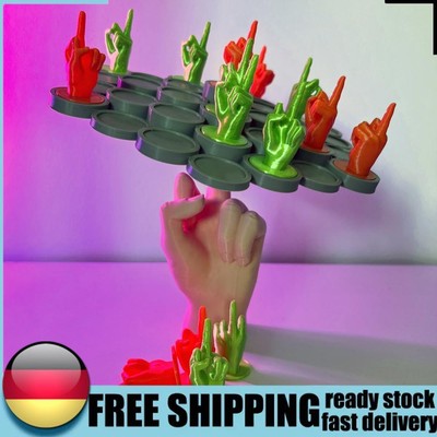 Middle Finger Two Player Game Fun Tabletop Game Balance Board Game Desktop Game