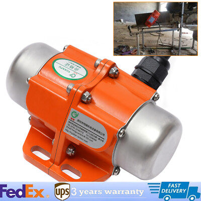Moteur Vibrant 30W Mono 110V - Pour Table Vibrante, Compacteur - Alliage Aluminium - Neuf