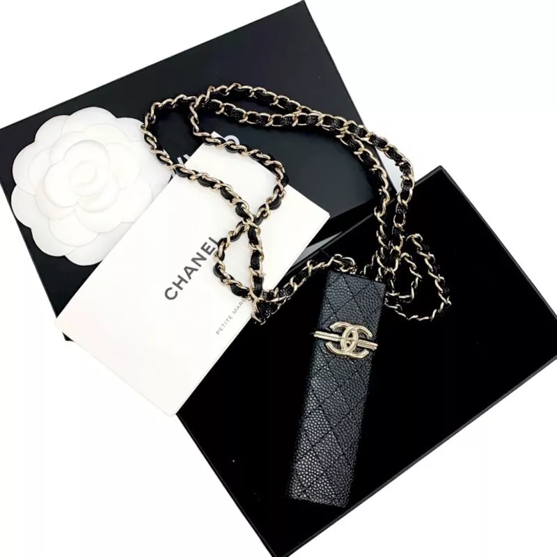 Chanel lipstick necklace deals