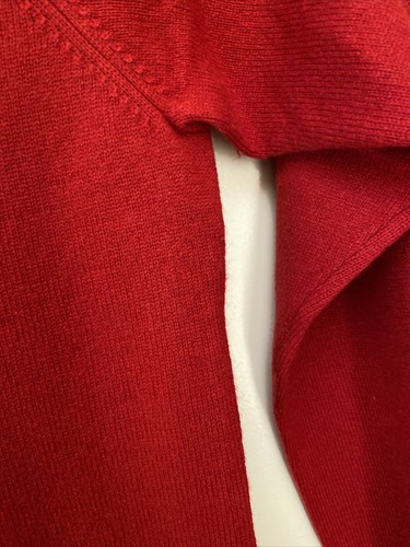 100% Cashmere Charter Club Womens Sweater Red Size L Long Sleeve Crewneck - Bild 5 von 6