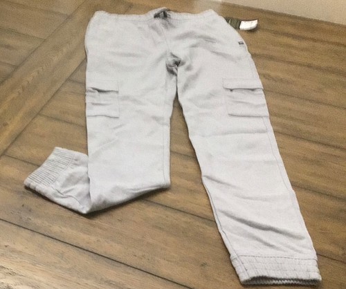 Art Class Boy's Youth Knit Cargo Joggers Sweats Light Gray Size L (12-14) - Picture 1 of 7