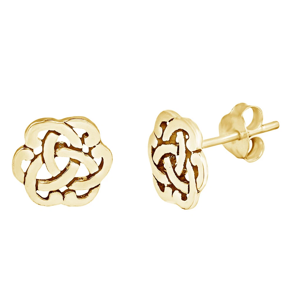 Celtic knot sales stud earrings