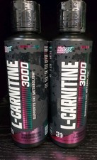  2 Nutrex Liquid Carnitine 3000 Liquid Fat Burning - Strawberry Watermelon