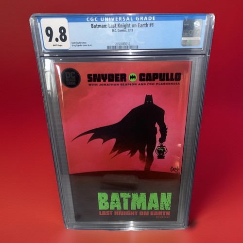 BATMAN: Last Knight On Earth #1 CGC 9.8 DC Comics 2019 Cover A Snyder Capullo