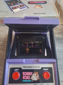 Rare Nintendo Game and Watch Panorama screen Donkey Kong Circus Game 1984 MK-96