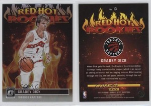 2023-24 Panini Donruss Optic Red Hot Rookies Holo Prizm Gradey Dick #13 RC