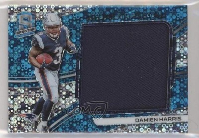 2019 Panini Spectra Neon Blue Prizm /99 Damien Harris #MM-9 Rookie RC 0gm
