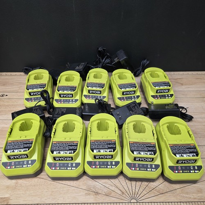 #ad Lot Of 10 Genuine Ryobi One Lithium Ion Charger 18v PCG002 $119.99