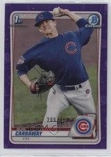 2020 Bowman Draft Chrome Purple Refractor 209/250 Burl Carraway #BD-25 12g7