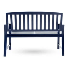 Acacia Wood Bench with Navy Blue Finish – Perfect for Indoor & Outdoor Spaces,