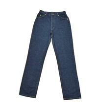 Vtg DEADSTOCK Lee Riders Jeans High Waist Straight Leg USA Talon 42 JR 15 1970s