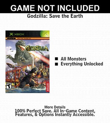 Godzilla: Save the Earth 100% Complete All Xbox USB Saves