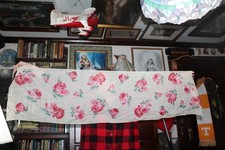 Vintage Scarf C 15" x 60" Floral Avon