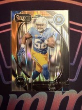 2024 Select - Club Level Khalil Mack #277 Black & Orange Shock Prizm Chargers