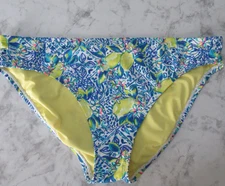 Lilly Pulitzer Swimsuit Bikini Bottom 12 Lemon Print Zest For Life Swim Suit
