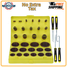 382 PCS SAE FKM Viton O Ring Assortment Kit High Temp Oil Resistant