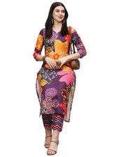 ANNI DESIGNER Cotton Blend Women Kurta With Pant