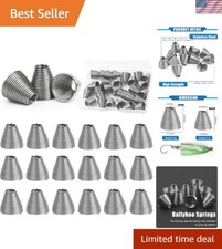 Ballyhoo Bait Springs 25pcs – Easy Bait Rigging for Saltwater Fishing Adventures