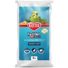 Kaytee Forti-Diet Pro Health Parakeet Food, Nourish Protect, Comprehensive Nutri